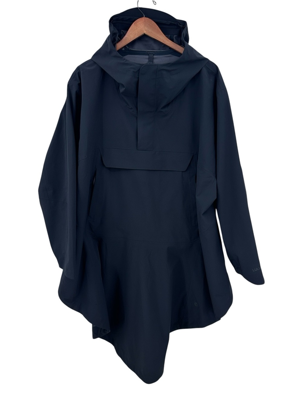 LULULEMON Rain Poncho Jacket Seated-Fit Packable Black